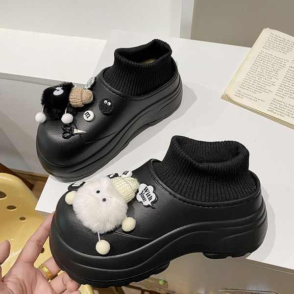 Dép cotton Đi Trong Nhà Chống Thấm Nước Thời Trang Mùa Đông Cho Nữ