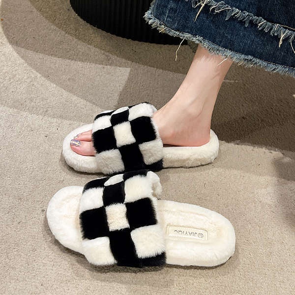 Dép Lông Đế Dày Phong Cách Mới Cho Nữ