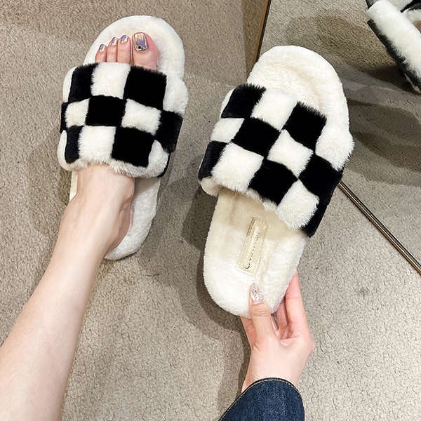 Dép Lông Đế Dày Phong Cách Mới Cho Nữ