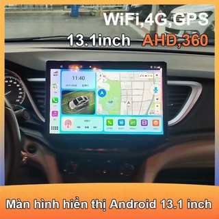 4GMàn hình xe hơi Android 13.1 inch cho xe hơi Kết nối WiFi Internet Điều hướng Camera lùi Giải trí đa phương tiện AHD