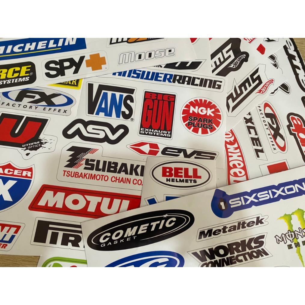 Tem dán xe máy mẫu Moto, Naraku, Mio, Monster,...,decal sticker dán xe máy nhiều mẫu đa dạng chất liệu chống thấm nước