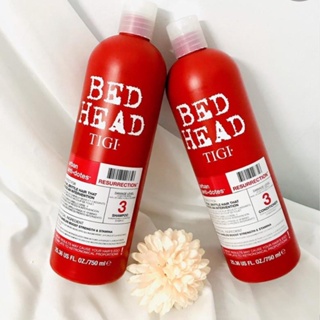 Bộ Dầu Gội TIGI Đỏ - TiGi Bed Head Hàng UK 1500ml Cặp Gội Xả Phục Hồi Tóc