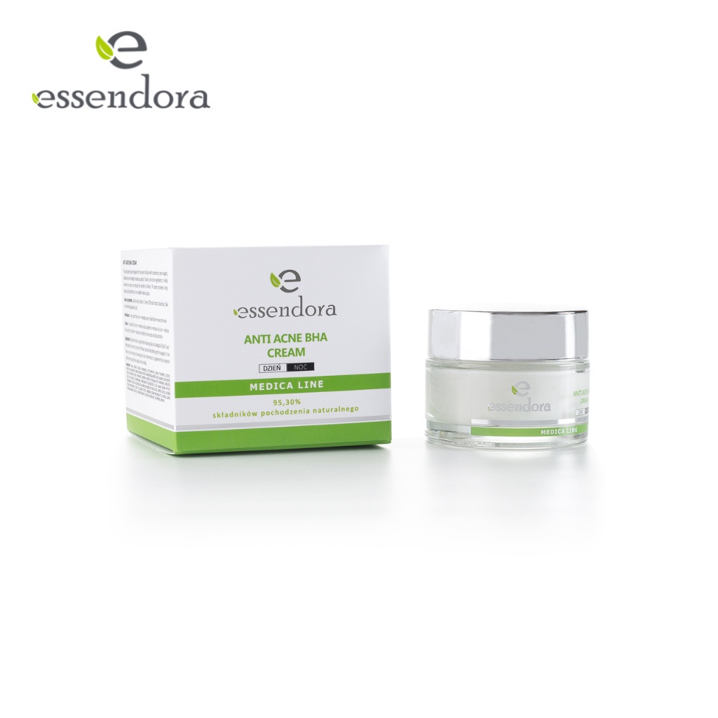 Kem Dưỡng ESSENDORA Anti Acne BHA Cream 50ml Giúp Thu Hẹp Lỗ Chân Lông, Ngừa Mụn, Giảm Tiết Bã Nhờn Và Làm Mờ Sẹo