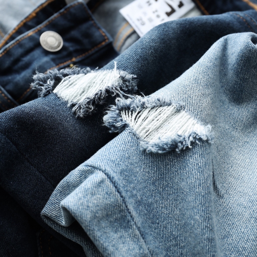 Quần Jean Nam Form SLIM FIT H-Zet, Chất Vải Denim Cao Cấp Co Giãn Tốt - BLUE WASH - JSLF01