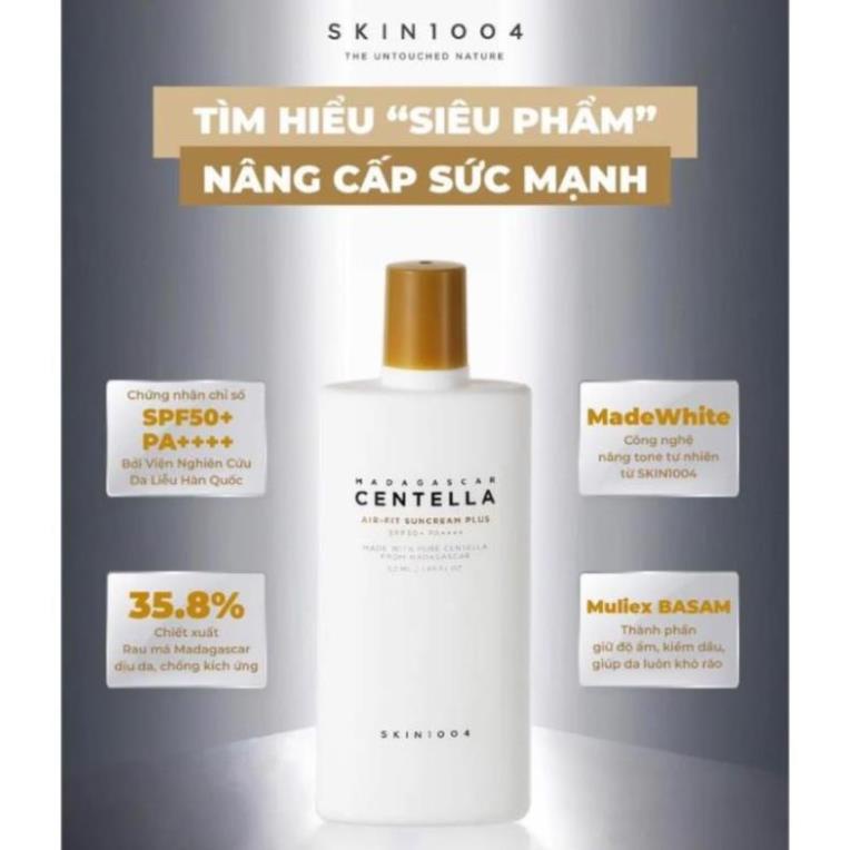 Kem Chống Nắng Skin1004 Madagascar Centella Air fit Suncream Plus SPF50+ Chai 50ml