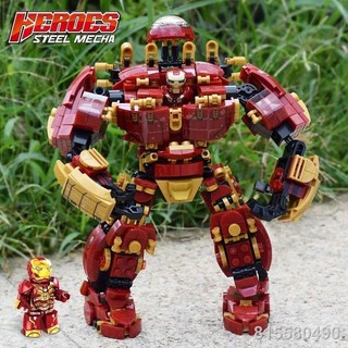 Lron Man Hulkbuster Mecha Robot cậu bé khổng lồ giáo dục lắp ráp khối xây dựng đồ chơi 6-12 tuổi