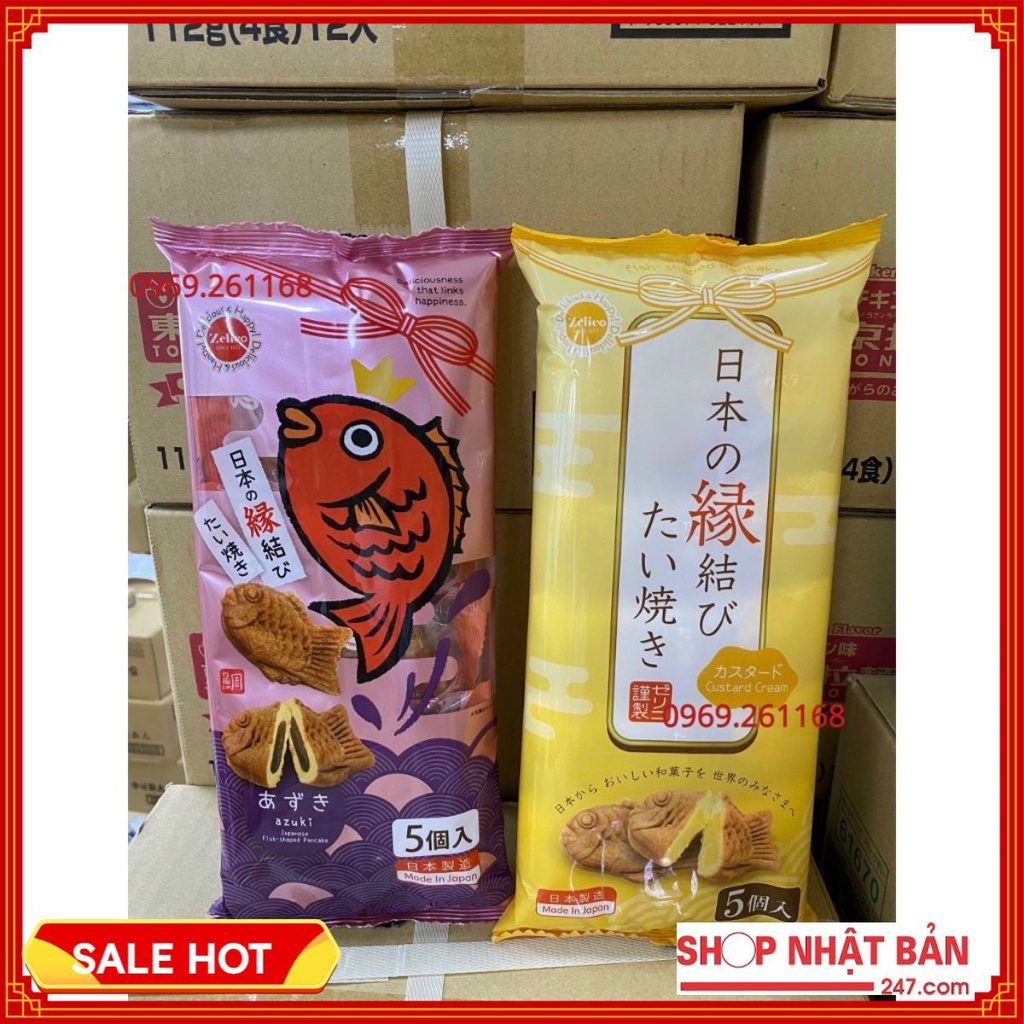 Bánh cá Taiyaki gói 5 cái Nhật Bản