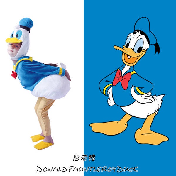 Trang Phục Hóa Trang Vịt donald Cho Bé