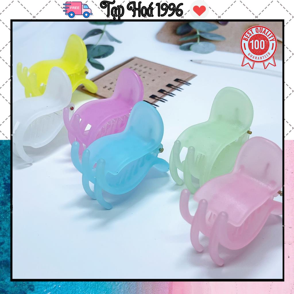 [ sỉ/lẻ ] Kẹp càng cua 3 răng, 5 răng trong suốt- đen - mix màu phong cách hàn quốc, set 3c 6c 12c k