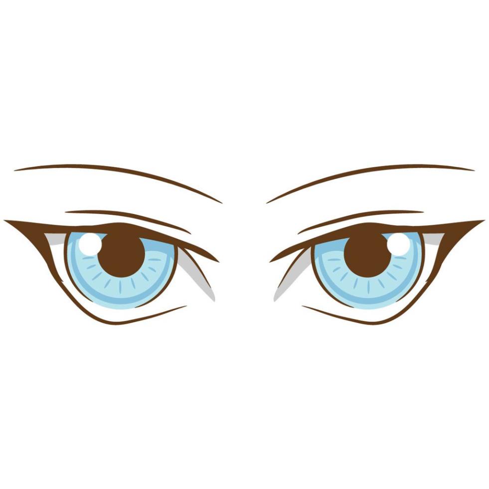 Decal dán xe tải, tem đôi mắt trang trí xe Huyndai, xe tải isuzu, kia, mazdda  SM-15