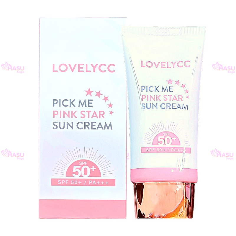 Kem Chống Nắng LOVELYCC Pick Me Pinkstar Sun Cream SPF50+ PA+++ Hàn Quốc 50ml