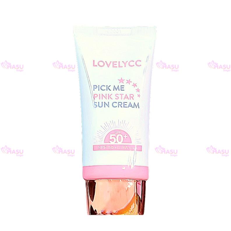 Kem Chống Nắng LOVELYCC Pick Me Pinkstar Sun Cream SPF50+ PA+++ Hàn Quốc 50ml
