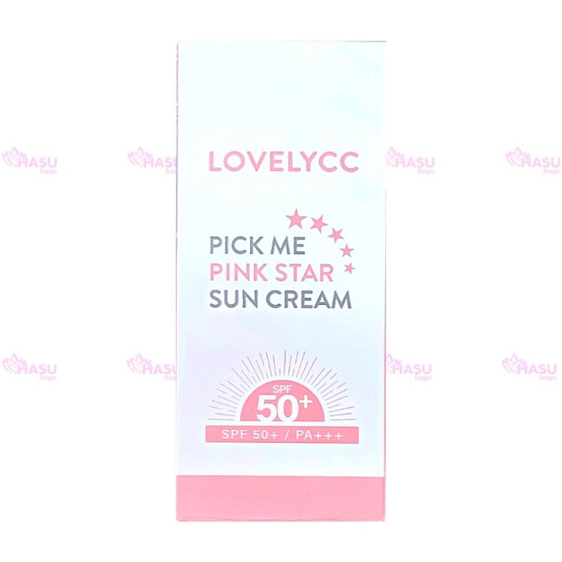 Kem Chống Nắng LOVELYCC Pick Me Pinkstar Sun Cream SPF50+ PA+++ Hàn Quốc 50ml