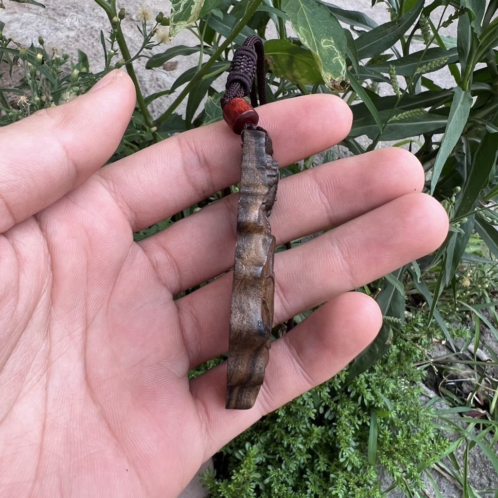 Dây Chuyền Mặt Khắc Hoa Sen 9.19 Chính Hãng Dalah dry agarwood Khắc Chữ guanyin