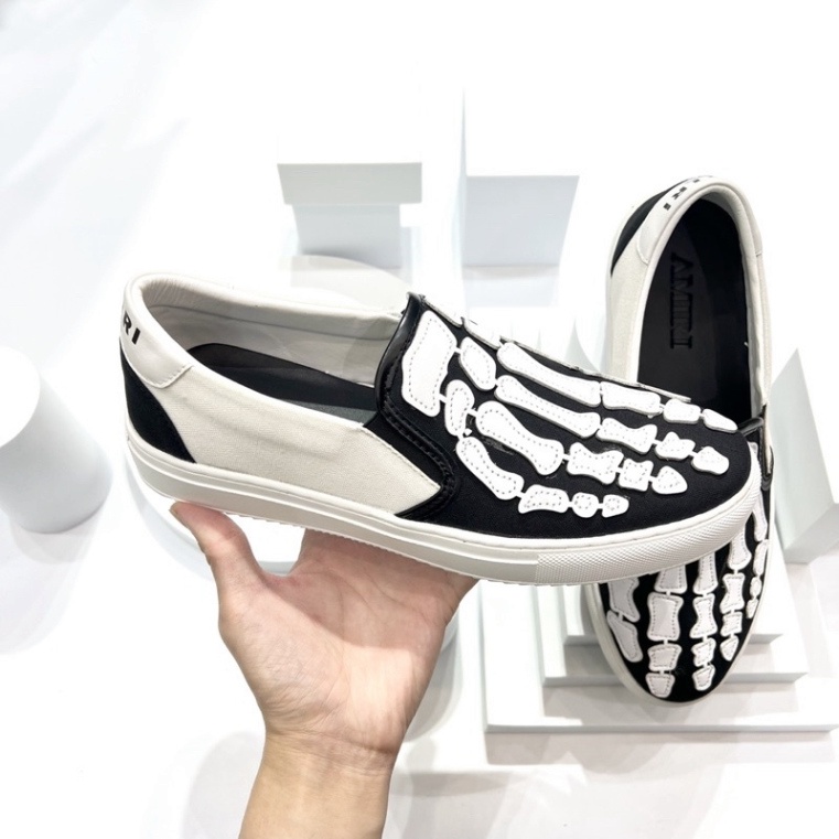 Giày Slipon Nam in ấn hình Xương Bàn Tay full size 38-43