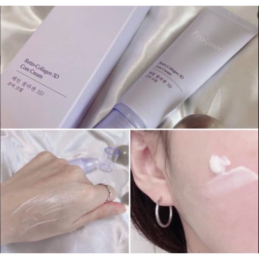 Kem mắt Fraijour Retin-Collagen 3D Core Eye Cream chăm sóc, làm dịu với 8 tầng collagen 15ml