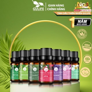 Nature Tinh Dầu Thiên Nhiên Cao Cấp Gulife Official Asia - Sả Chanh, Lavender, Cam Ngọt, Tuylip,Tràm