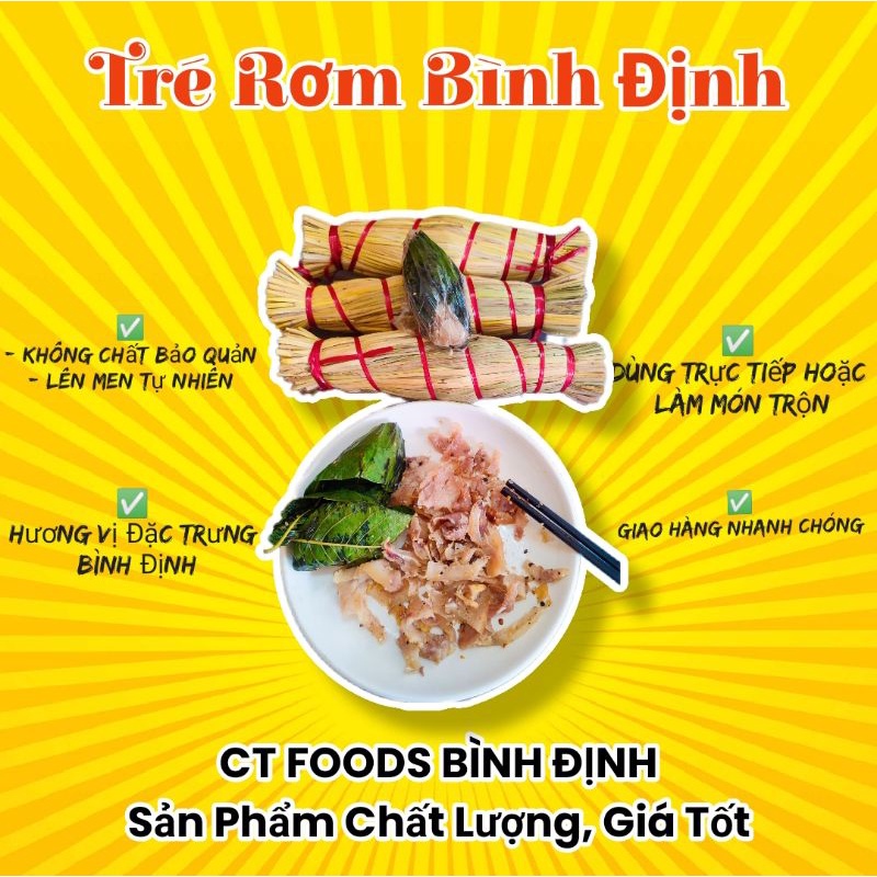 5 Tré rơm Bình Định (Nhiều Gia Vị - Đậm Vị)