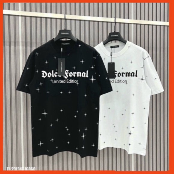 Áo thun Dolce Fomal chất liệu 100% cotton, đường may tỉ mỉ cực đẹp. Áo phông unisex cực chất 2023