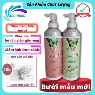 Cặp dầu gội xả bưởi valert plus grapefruit 850ml ngăn ngừa rụng tóc phục hồi tóc hư tổn mới nhất 2023