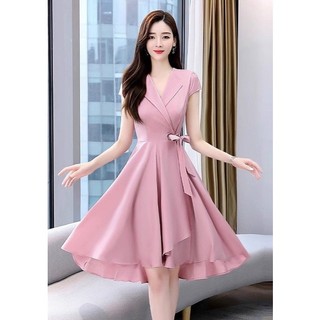ĐẦM CỔ VEST NƠ EO🎀