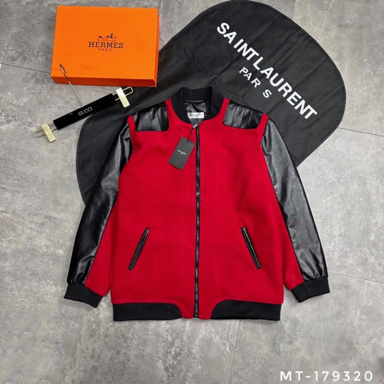 Áo khoác teddy đỏ phối tay vai da màu đen,áo khoác bomber teddy đỏ phối vai viền đen bản vải dạ thời thượng MẪU HOT 2023