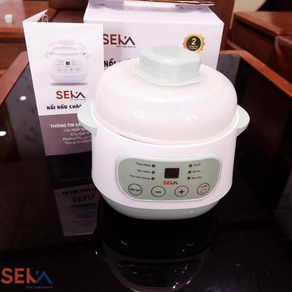 Nồi Nấu Cháo Chậm Cho Bé Ăn Dặm SEKA GT69/GT69 dung tích 2L