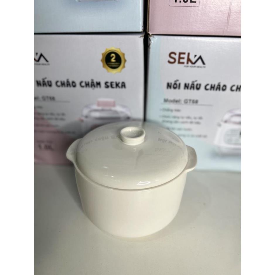 Nồi Nấu Cháo Chậm Cho Bé Ăn Dặm SEKA GT69/GT69 dung tích 2L