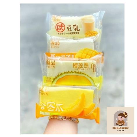 Bánh bông lan hấp Yinpin đủ vị đậu nành, sầu riêng, xoài, dưa lưới