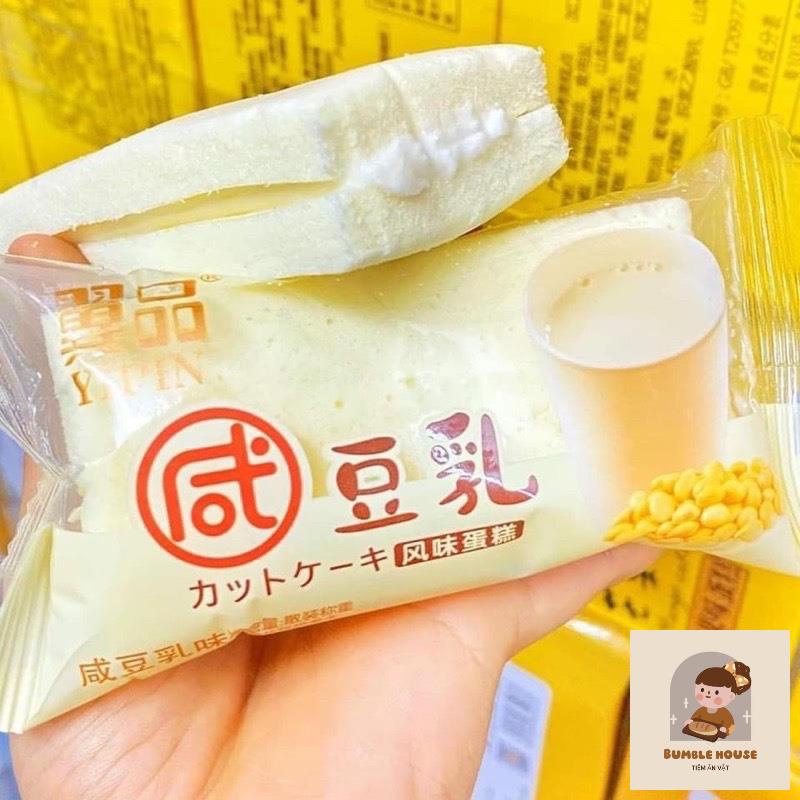Bánh bông lan hấp Yinpin đủ vị đậu nành, sầu riêng, xoài, dưa lưới