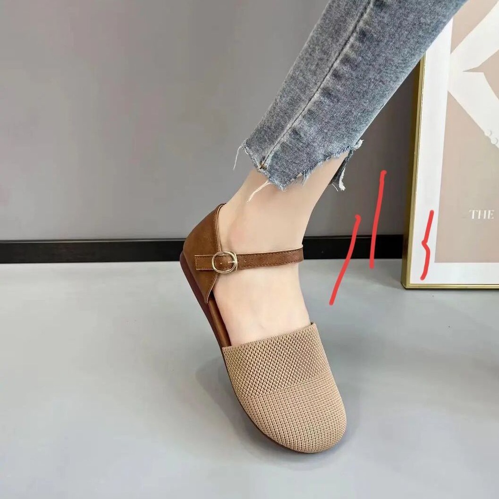 Beef Giày Sandal Đế Bệt Mềm Mại Thoáng Khí Thời Trang Mùa Hè 2023 Cho Nữ