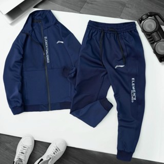 Bộ quần áo thể thao nam PLATMAN, Bộ thể thao nam thu đông dài tay cực chất sỉ ib