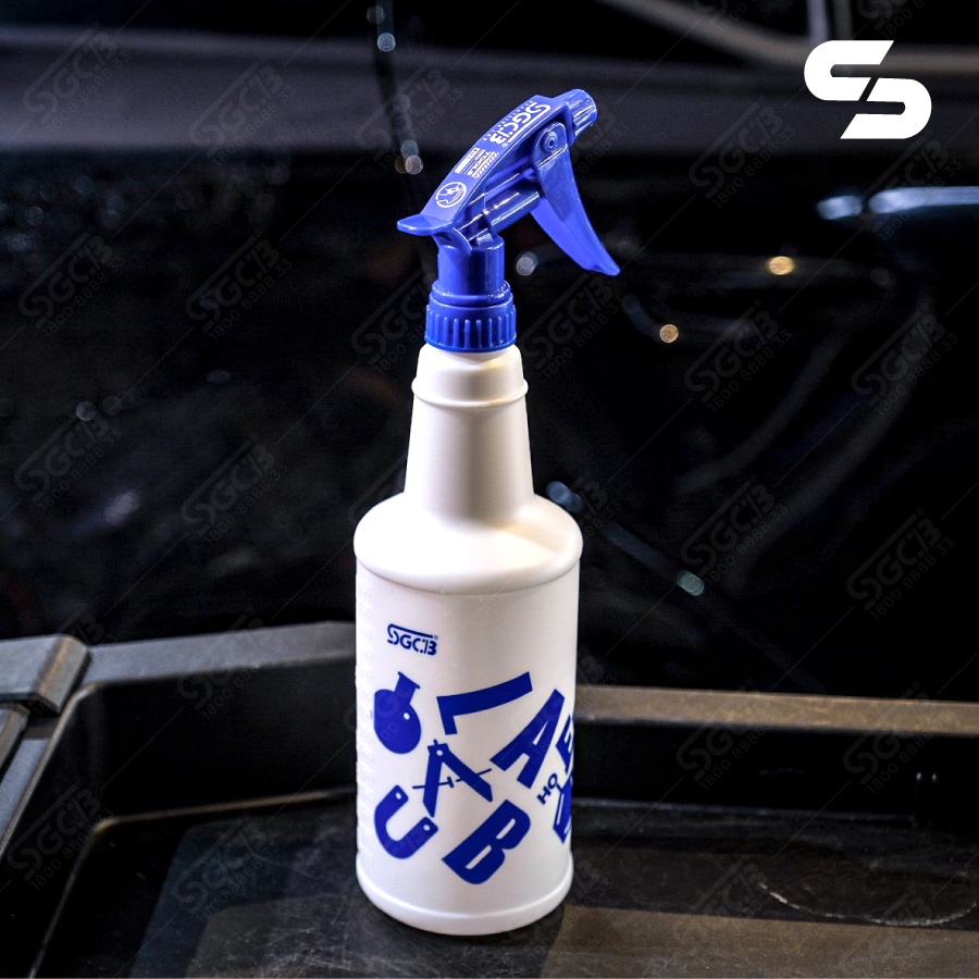 Bình Phun Dung Dịch Vệ Sinh Xe Ô Tô và Mô Tô SGCB Màu Xanh 800ML SGGD372