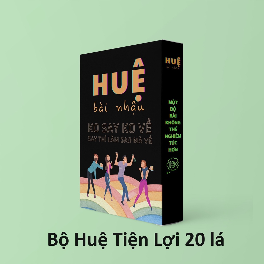 Bộ bài "HUỆ" - Drinking game hot trend gây bùng nổ cuộc vui liên hoan làm bạn vừa say vừa cười như điên trên bàn nhậu