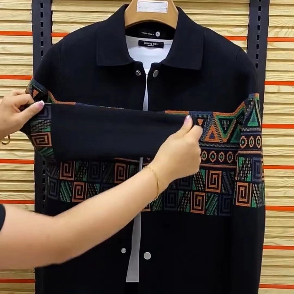 Hàng Mới Về Áo Khoác sweater Dệt Kim Thoải Mái Thời Trang Mùa Thu 2023 Cho Nam