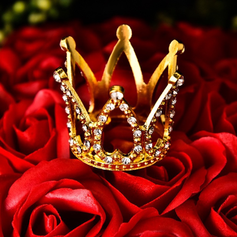 Phụ Kiện Trang Trí Bánh Kem  Vương miện trang trí bánh kem đẹp rẻ