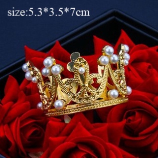 Phụ Kiện Trang Trí Bánh Kem  Vương miện trang trí bánh kem đẹp rẻ