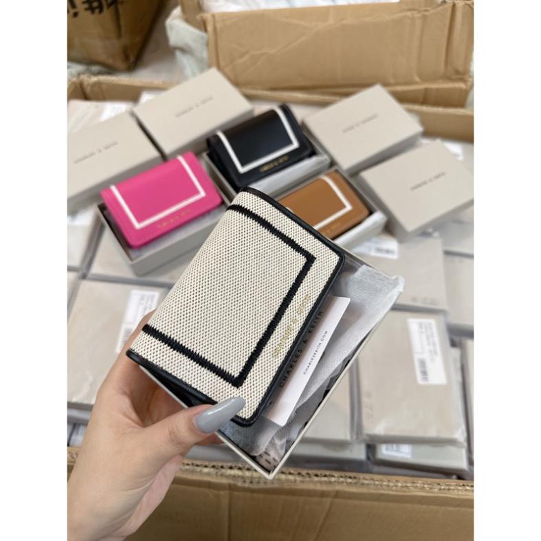 1095# Ví Da Nữ Viền Chỉ Mini fullbox