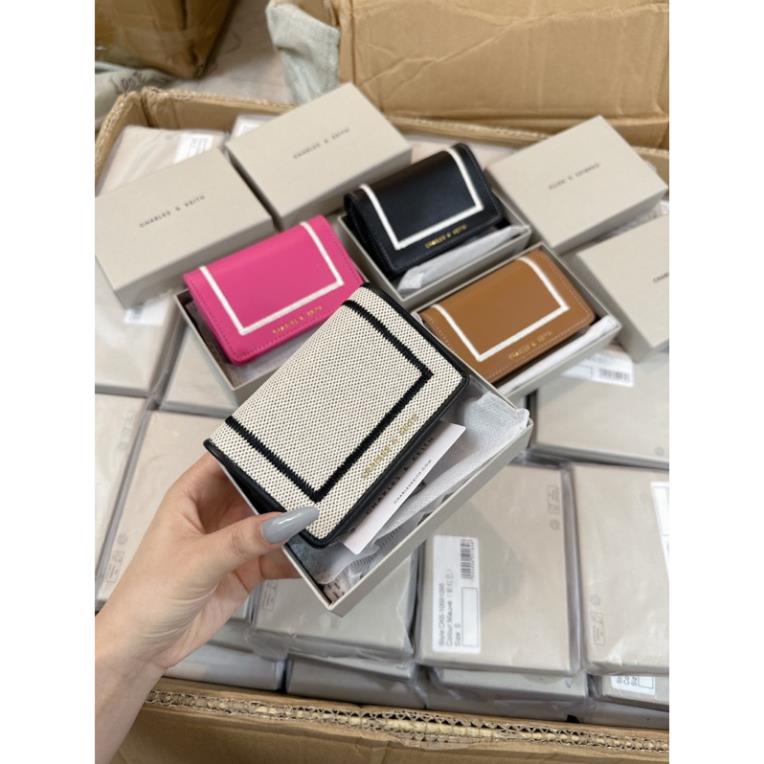 1095# Ví Da Nữ Viền Chỉ Mini fullbox