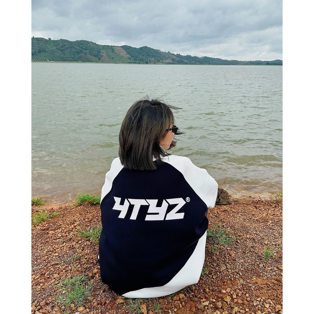 Áo khoác hoodie ATYS phối màu đen xám vải nỉ bông dày dặn thu đông form rộng unisex khoác ngoài nam nữ SHOP MAYLAN