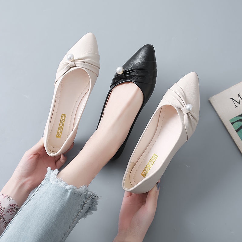 Giày Búp Bê Đế Mềm Chống Trượt Thời Trang Mùa Xuân 2023 Cho Mẹ Bầu