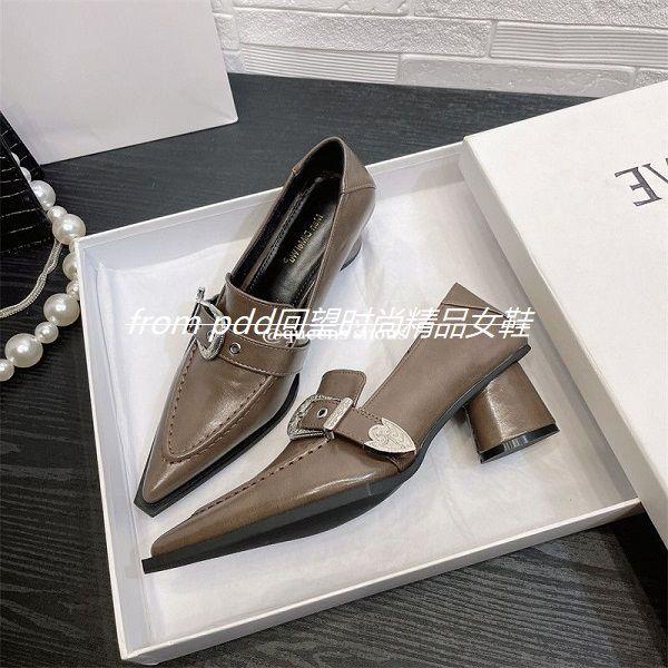 Giày Cao Gót Mũi Nhọn Phong Cách Âu Mỹ Thời Trang Cho Nữ