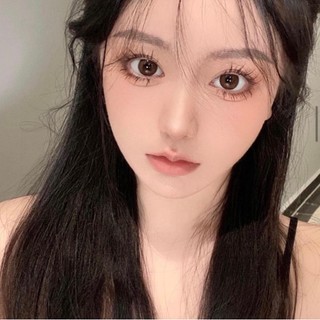 Lens Kính áp tròng [Choco 0 độ] - 1 CHIẾC lens hot tiktok hot douyin - doeeyesvn - Doe Eyes Contact Lens