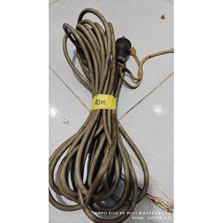 Dây điện nguồn Nhật bãi 3 lõi dài 10m
