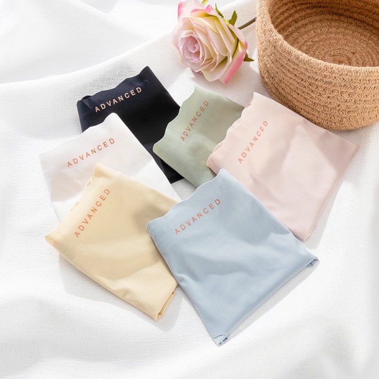 Quần Lót Đúc Su Thun Lạnh Nữ Chip Viền Sóng Gân Tăm Co Giãn Cạp Chống Tụt 6688 Đồ Lót HAISHOP