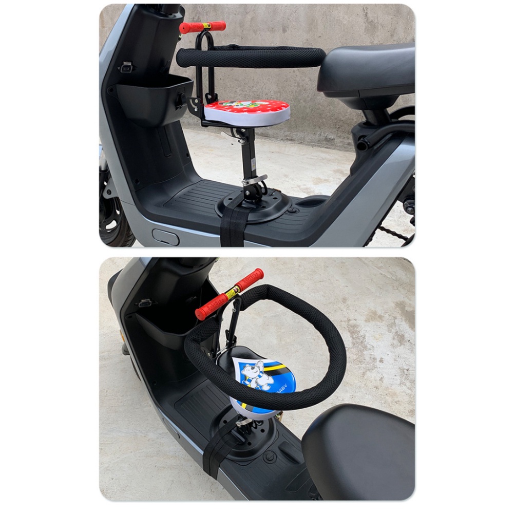 Ghế ngồi xe máy cho bé Bònbon_GG - Ghế ngồi trước đi xe ga LEAD, VISION, SH, VESPA , Xe đạp điện, An toàn cho trẻ .01