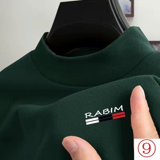 Hàng mới về mới áo thun nhung cổ lọ thời trang thu đông phong cách đức cho nam