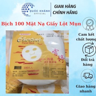 Bịch 100 mặt nạ giấy lột mụn