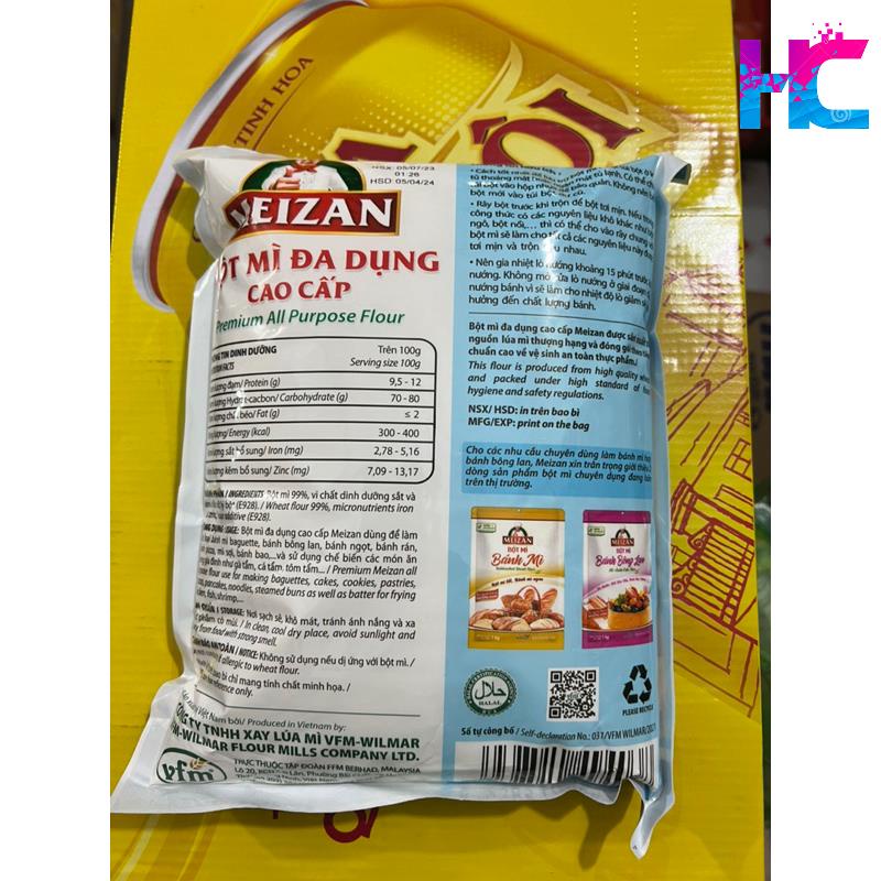 Bột mỳ Meizan 1kg - bột mì đa dụng chất lượng cao - hang_chuan