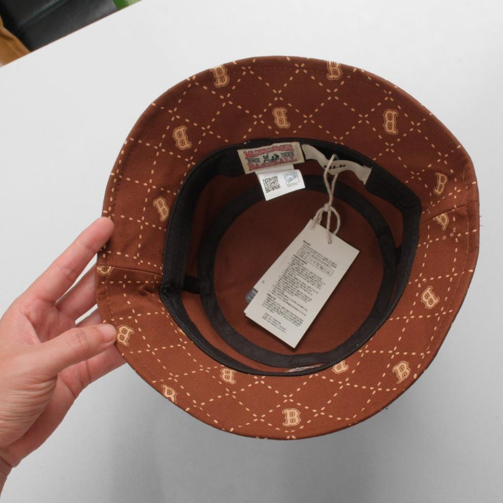 Mũ bucket nam nữ Mũ bucket chữ B nâu mẫu mới